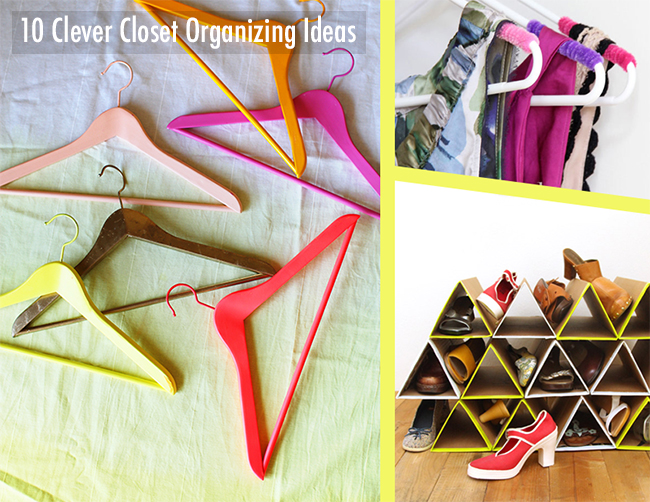 DIY-ify: 10 Clever Closet Organizing Ideas