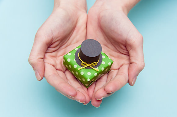 Tiny St. Patrick's Day Gifts will be cute for the kids, from Handmade Charlotte. 