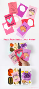 Free Printable Lunch Box Notes for the Kids