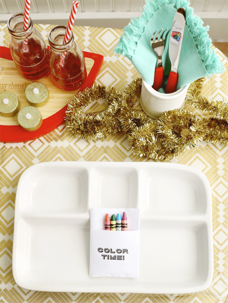 Kids Holiday Tablescape Idea