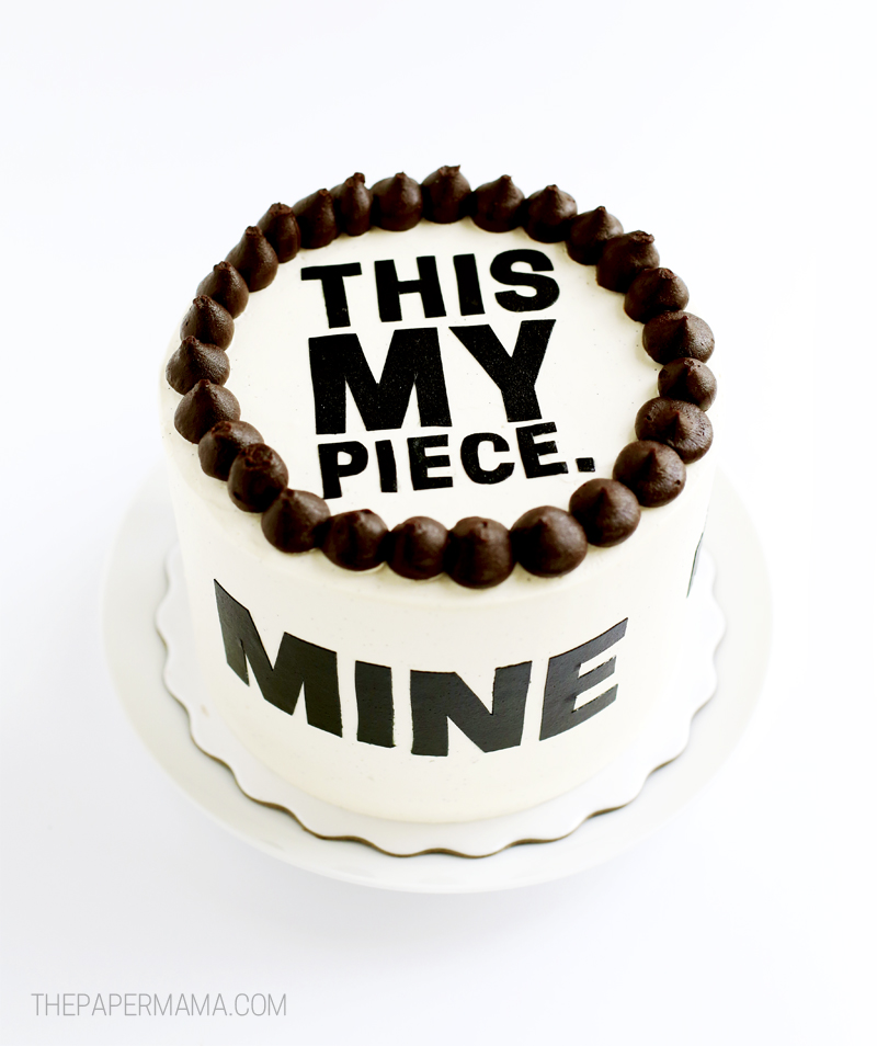 DIY Meme Cakes - Printables to make your own at thepapermama.com