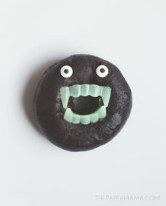 Monster Doughnut, a fun treat for kids this Halloween.