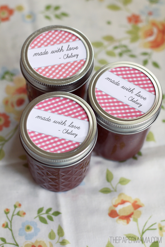 Day 33: Apple Butter Recipe (no added sugars) and Printable Canning Labels
