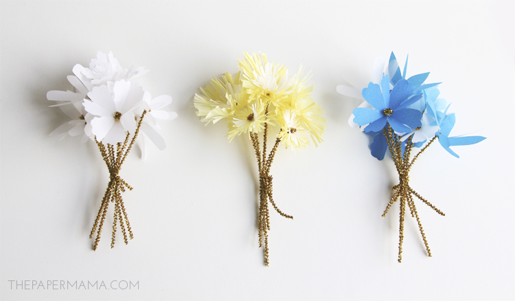 How to make tiny flower bouquet How to make miniature flower