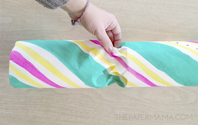 Piece of Candy Gift Wrap DIY