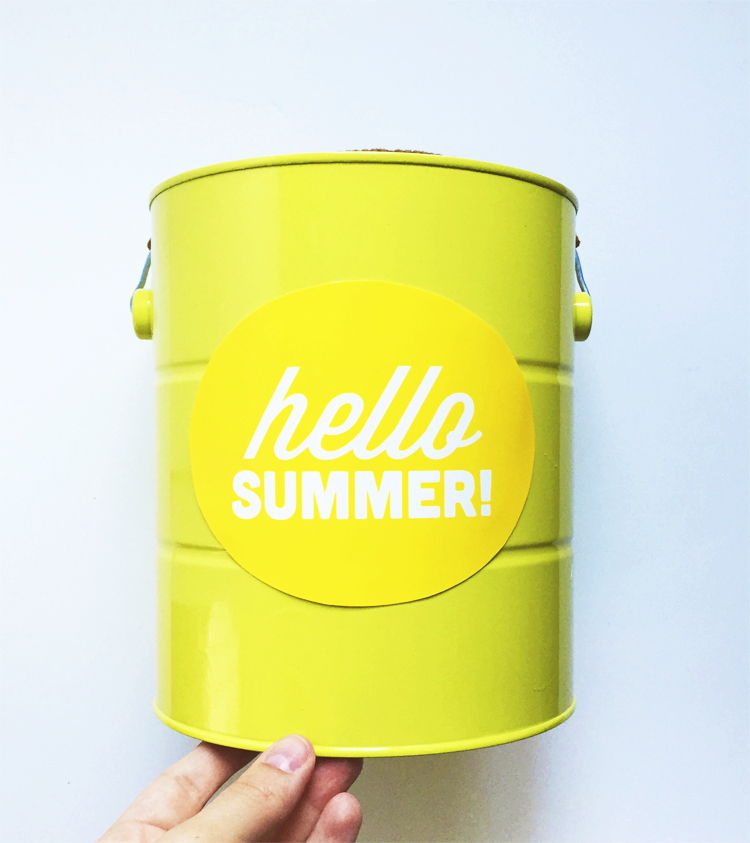 Summer Fun Storage Bucket DIY