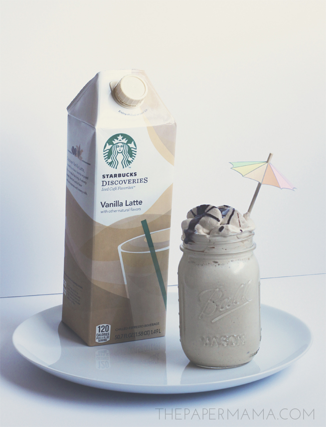 Craft Time with Friends, a Yummy Coffee Milkshake Recipe // thepapermama.com