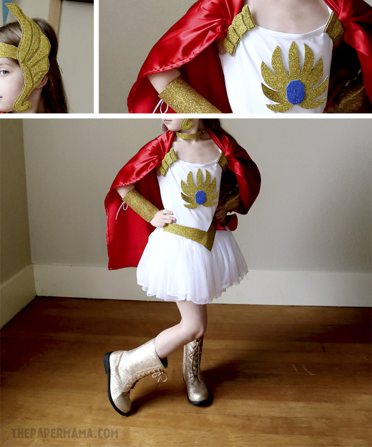 She-ra Kids Costume DIY (with free pattern printable)