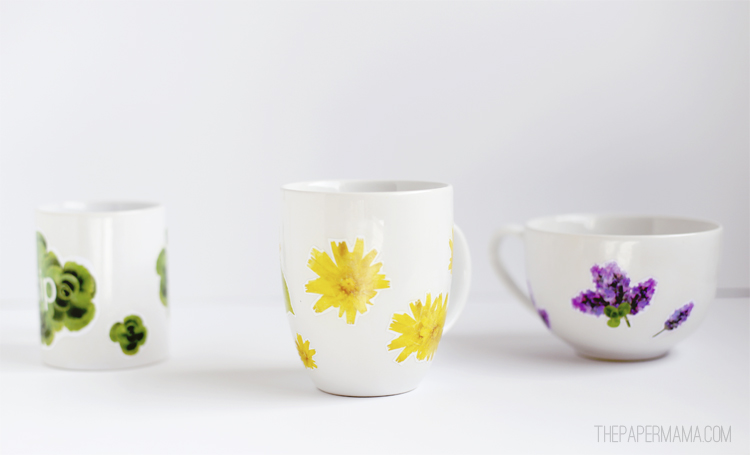 Floral Coffee Mug DIY