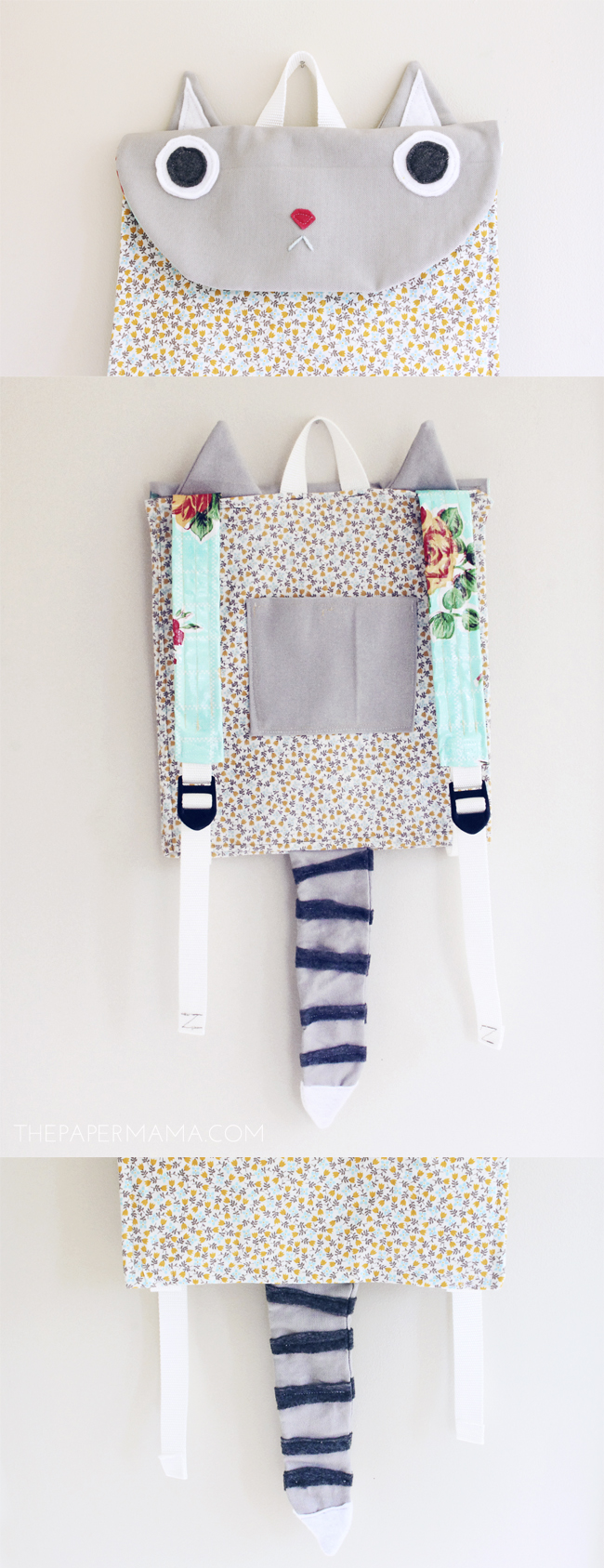 My Little Kitty Backpack // thepapermama.com