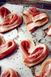 bacon hearts, how to, recipe, valentines day, sweetheart, chocolate covered bacon hearts