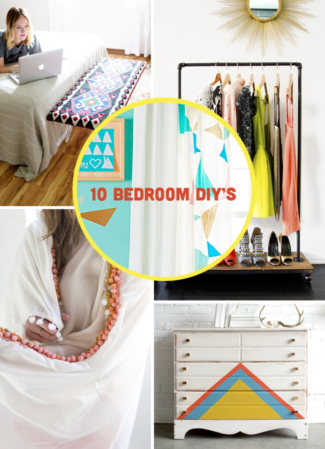10 DIY Bedroom Makeovers to Update Your Room