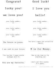 Fortune Cookie Cash Jar with Printables To Make Your Own 