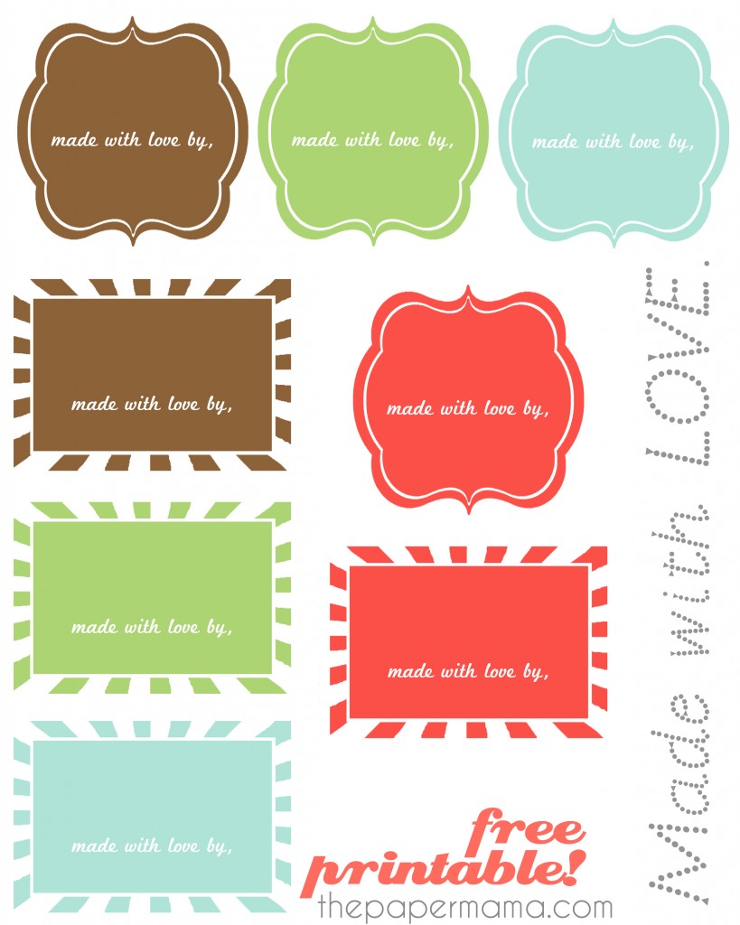 made with love gift tag