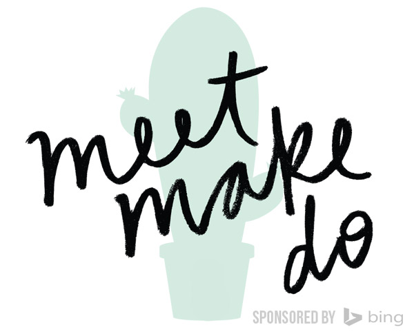 Meet Make Do Logo by Jordan Brantley 