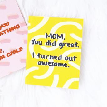 Mother's Day Card Yellow
