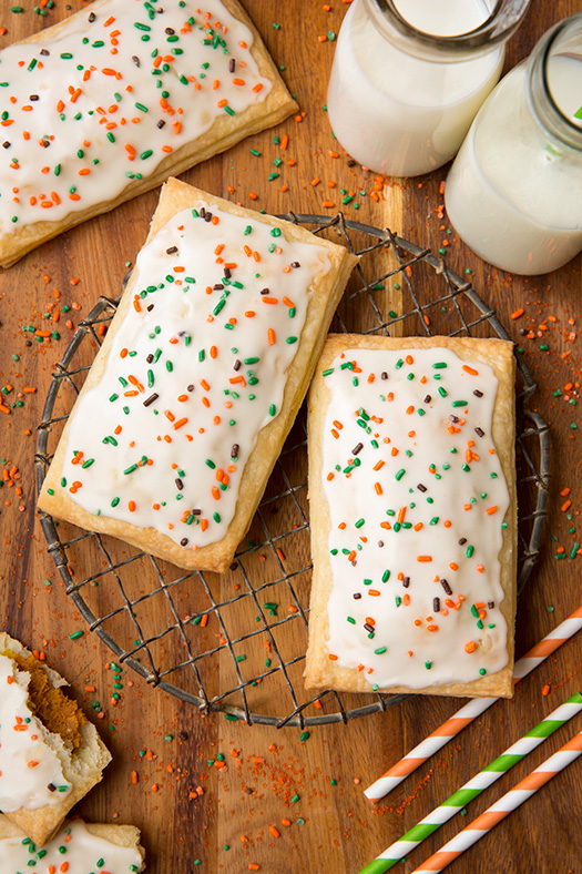 These looks fun! Pumpkin Pie Pop Tarts, from Cooking Classy. 